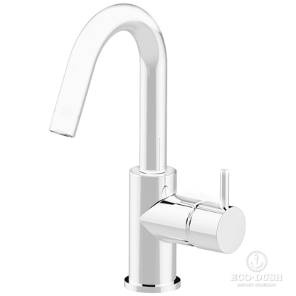 CISAL Less New Смеситель однорычажный для раковины 1 отверстие с донным клапаном, цвет: белый матовый