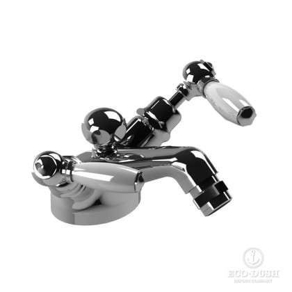 Stella Italica Leve Смеситель для биде на 1 отверстие 3604, с донным клапаном, цвет: хром