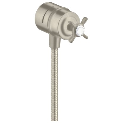 Axor Montreux, Fixfit Stop шланговое подсоединение, цвет: никель шлифованный