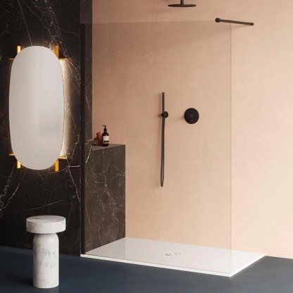 Azzurra SoloDue Душевой поддон керамический 200х100хH:2см, цвет: белый