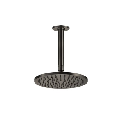 Gessi Inciso Shower Потолочная душевая головка шарнирная с защитойот известкового налёта на 1/2",?200 мм, цвет: black XL