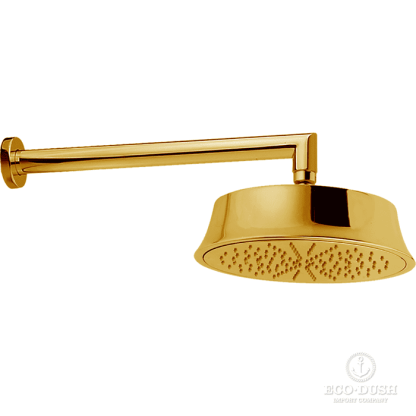 CISAL Cherie Верхний душ d=220мм, L290, для настенного крепления, цвет: золото