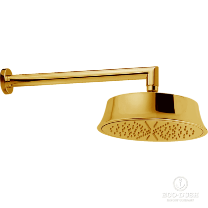 CISAL Cherie Верхний душ d=220мм, L290, для настенного крепления, цвет: золото