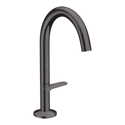Axor One Смеситель для раковины Sel 170, на 1 отв., с донным клапаном Push-Open, цвет: шлифованный черный хром