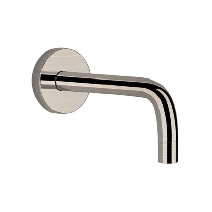 Gessi Emporio Via tortona Настенный излив короткий, цвет: Finox Brushed Nickel