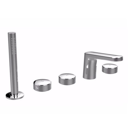 Carlo Frattini Texture Collection, Смеситель к борту ванны, цвет: Хром