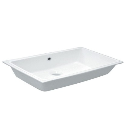 Kerasan Slim Раковина 90 см, без отв., цвет: белый