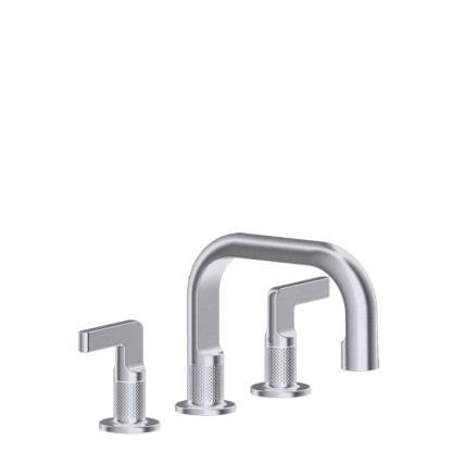 Gessi Inciso Смеситель для раковины на 3 отверстия без донного клапана, излив 140мм, h=145мм Цвет: finox