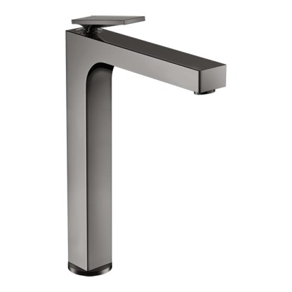 Axor Citterio Смеситель для раковины 280, хр, на 1 отв., с донным клапаном, высокий, цвет: полированный черный хром