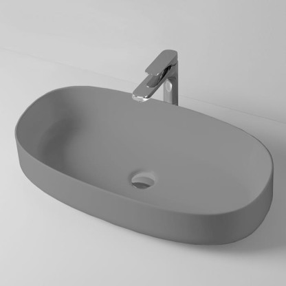 Artceram Cognac Раковина 68х35хh15см, накладная, без отв., без перелива, цвет: grigio oliva