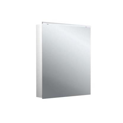 Emco Flat II Зеркальный шкаф 60см., с подсветкой Classicleuchte, навесная модель, с подсв. для раковины, 1 дверка