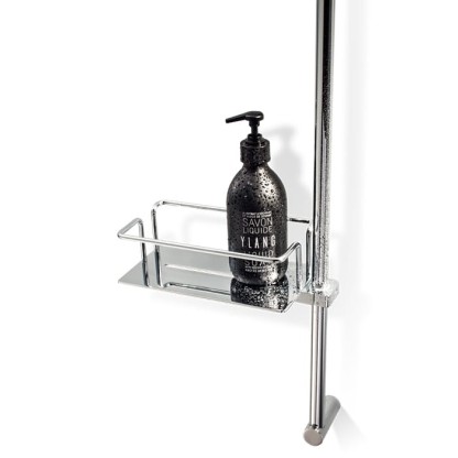 Decor Walther DSK 20 Полочка 20x11x6см для душевой стойки (17-22мм), подвесной, цвет: хром