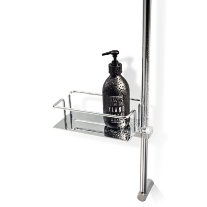 Decor Walther DSK 20 Полочка 20x11x6см для душевой стойки (17-22мм), подвесной, цвет: хром