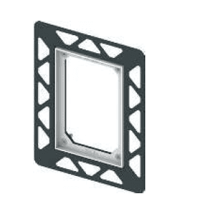 TECEfilo Монтажная рама на уровне стены. цвет: белый