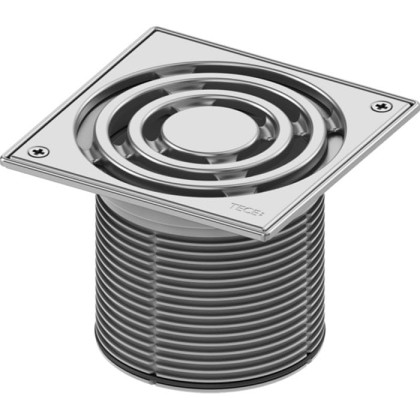 TECEdrainpoint S Базовая решетка 150х150 мм с фиксаторами, с монтажным элементом, сталь