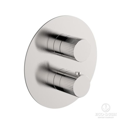 Cisal X32 Смеситель для душа, встраиваемый, термостатический, на 2 выхода, цвет: Brushed Stainless Steel