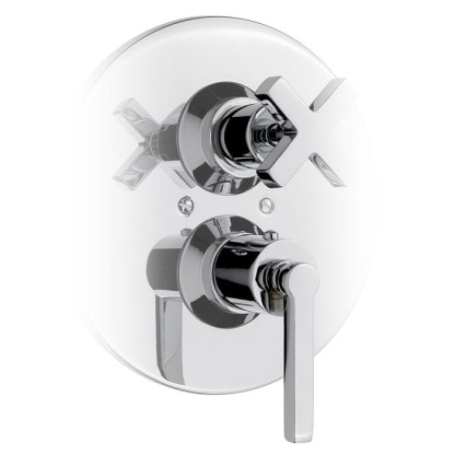 Nicolazzi Termostatico Встраиваемого смеситель, 3/4” с запорным вентилем, цвет: хром