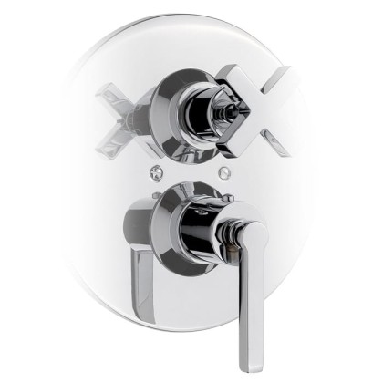 Nicolazzi Termostatico Встраиваемого смеситель, 3/4” с запорным вентилем, цвет: хром