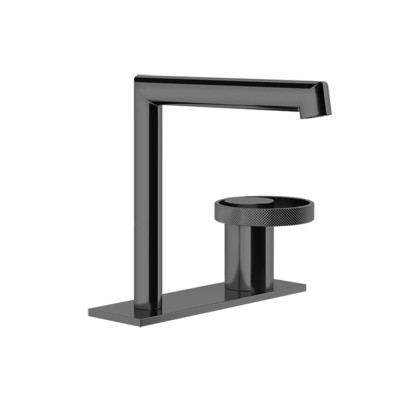 GESSI Anello Смеситель для раковины, на 2 отв., высота излива 14.1см., цвет: Black XL