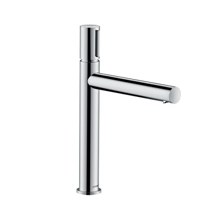 Axor Uno Смеситель для раковины 200, на 1 отв., излив 198мм, с незапираемым донным клапаном, цвет: хром