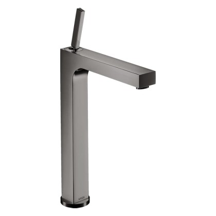 Axor Citterio Смеситель для раковины 280, на 1 отв., с донным клапаном, высокий, цвет: полированный черный хром