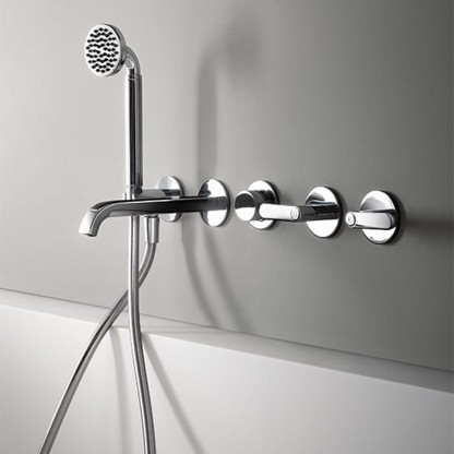 Fantini Icona Deco Смеситель для ванны, встраиваемый, цвет: хром