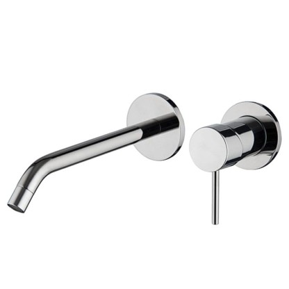 Fima Carlo Frattini Spillo UP Смеситель для раковины настенный, однорычажный, излив 21см., внешняя часть, цвет хром