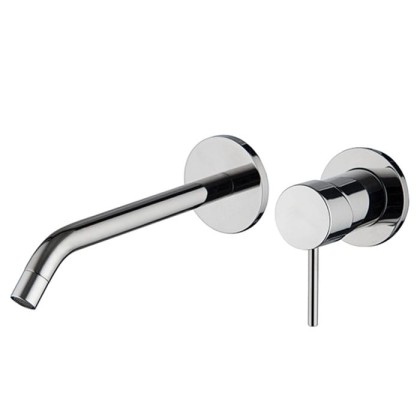 Fima Carlo Frattini Spillo UP Смеситель для раковины настенный, однорычажный, излив 21см., внешняя часть, цвет хром