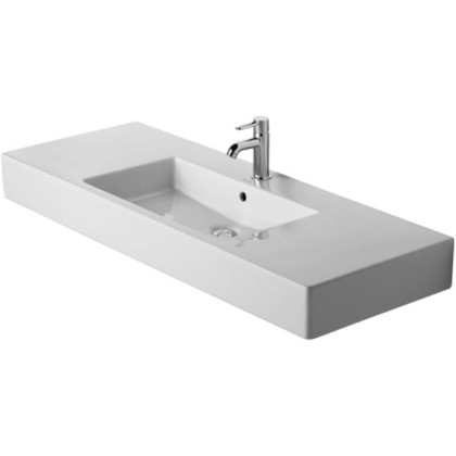 Duravit Vero Раковина 125х49см., 1 отв., c переливом, цвет: белый