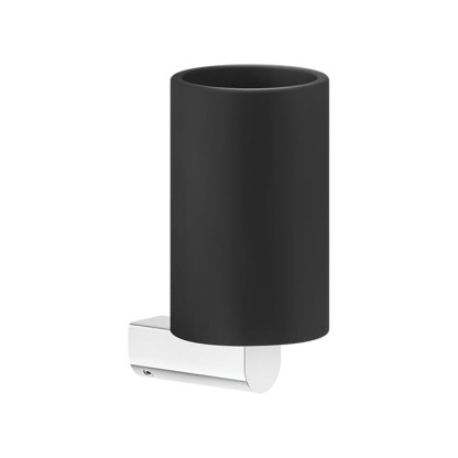 Gessi Rilievo Стакан подвесной, цвет: черный/хром