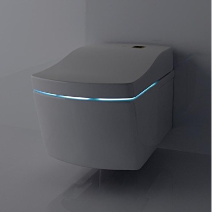 Toto Neorest AC Унитаз подвесной 42.3x66.6x41см, безободковый, CeFiONtect, Tornado Flush, с сиденьем Washlet, цвет: белый