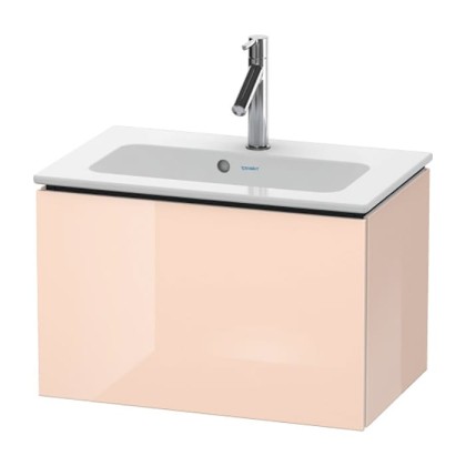 Duravit L-Cube Тумба подвесная, 62x39х40, с раковиной и 1 выдв. ящик, цвет: абрикосовый жемчуг глянцевый