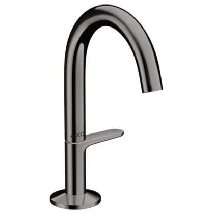 Axor One Смеситель для раковины Sel 140, на 1 отв., с донным клапаном Push-Open, цвет: полированный черный хром