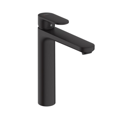 Hansgrohe Vernis Blend Смеситель для раковины, излив 190 мм, с донным клапаном, цвет: матовый черный