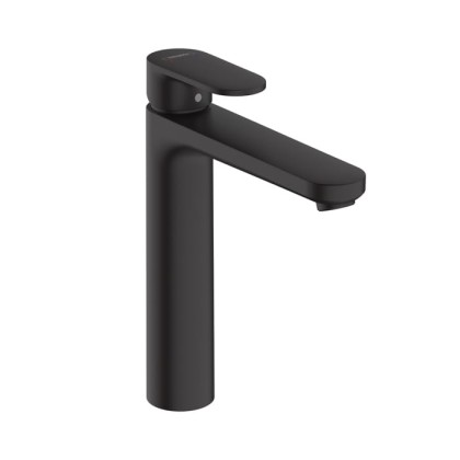 Hansgrohe Vernis Blend Смеситель для раковины, излив 190 мм, с донным клапаном, цвет: матовый черный