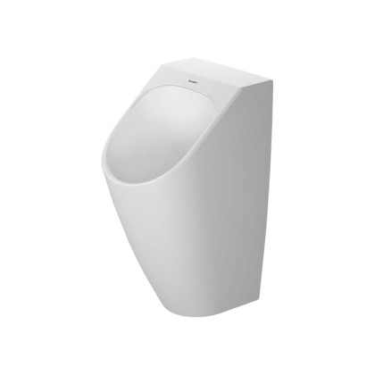 Duravit ME by Starck Dry Писсуар безводный, сток  горизонтальный ? 5см, Воздушный затвор, вкл. Крепление, модель с „мушкой“, с HygieneGlaze, цвет: белый