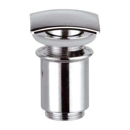 Daniel Complementi Донный клапан для раковины без перелива с квадратной пробкой, click-clack, хром