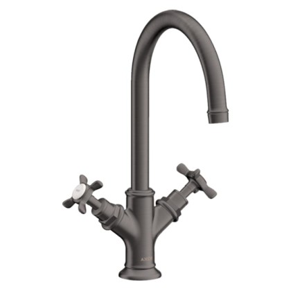 Axor Montreux Смеситель для раковины, для 1 отв., цвет: шлифованный черный хром