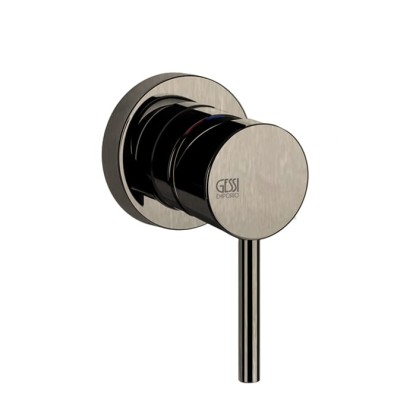 Gessi Emporio Via tortona Смеситель для душа, встраиваемый, на 1 позицию, цвет: Finox Brushed Nickel