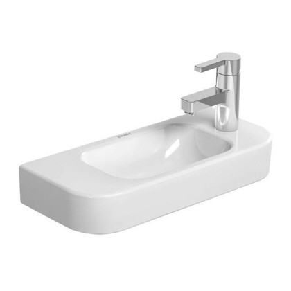 DURAVIT Happy D.2 Раковина 50х22 см, 1 отв., без слив-перелива, цвет: белый