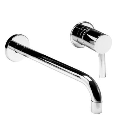 Bongio ON Смеситель для раковины, встраиваемый, излив 22см, (без внутр части 09761) цвет: хром