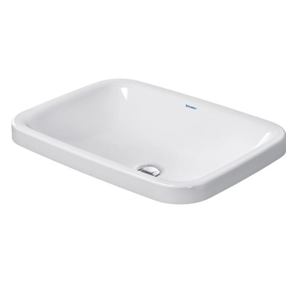 Duravit DuraStyle Раковина встраиваемая 60x43см, без отв., без перелива, покрытие WonderGliss, цвет: белый