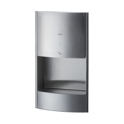 TOTO Public Сушилка для рук, 30x18.6x57.5см, скрытый монтаж, встраиваемая, цвет: серебро