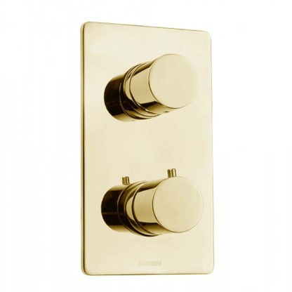 Bossini Oki Термостат для душа, встраиваемый, с девиаторм 1/2/3/4/5, цвет: золото