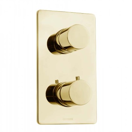 Bossini Oki Термостат для душа, встраиваемый, с девиаторм 1/2/3/4/5, цвет: золото