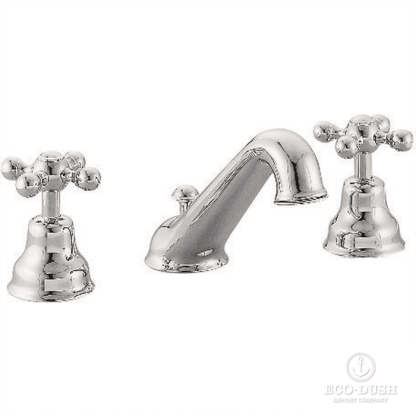 CISAL Arcana Ceramic Смеситель для раковины на 3 отверстия с донным клапаном, цвет: хром