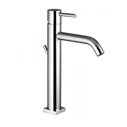 Bongio T-Square Смеситель для раковины с высоким изливом 150 мм, 1 отв., цвет: хром