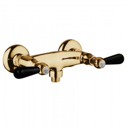 Смеситель для душа Bongio Mille Nuits, цвет: золото/черный фарфор