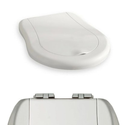 Kerasan Retro Сиденье NEW для унитаза, микролифт, цвет: белый/хром