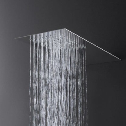 Antonio Lupi Душевая система Lastra 20,7x50,3x0,2 см, цвет: Acciaio Satinato